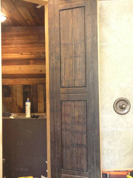 Cypress Picklewood Doors / Doors constructed from Cypress picklewood lumber